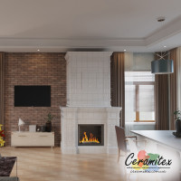 Изразцовый камин №1