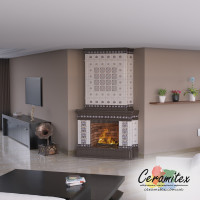 Изразцовый камин №12