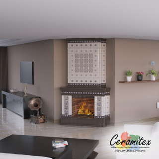 Изразцовый камин №12