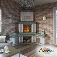 Изразцовый камин №13