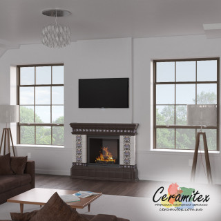 Изразцовый камин №15