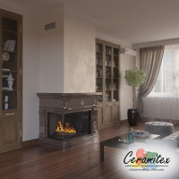 Изразцовый камин №23