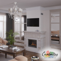 Изразцовый камин №25