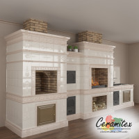 Изразцовый камин №28
