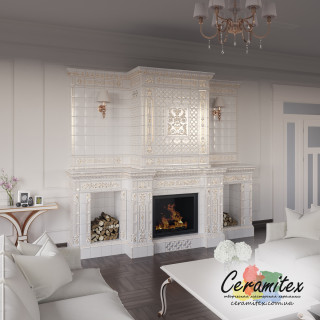 Изразцовый камин №3