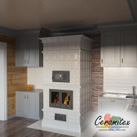 Изразцовый камин №35