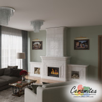 Изразцовый камин №39