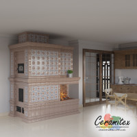 Изразцовый камин №41