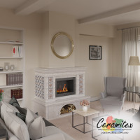 Изразцовый камин №42