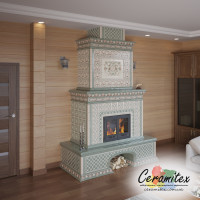 Изразцовый камин №43