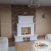 Изразцовый камин №48