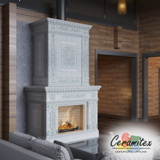 Изразцовый камин №5