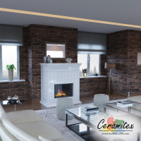 Изразцовый камин №58