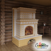 Изразцовый камин №64