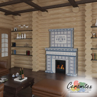 Изразцовый камин №65