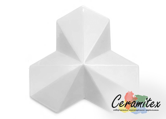 Объемная керамическая плитка ручной работы - Piramide