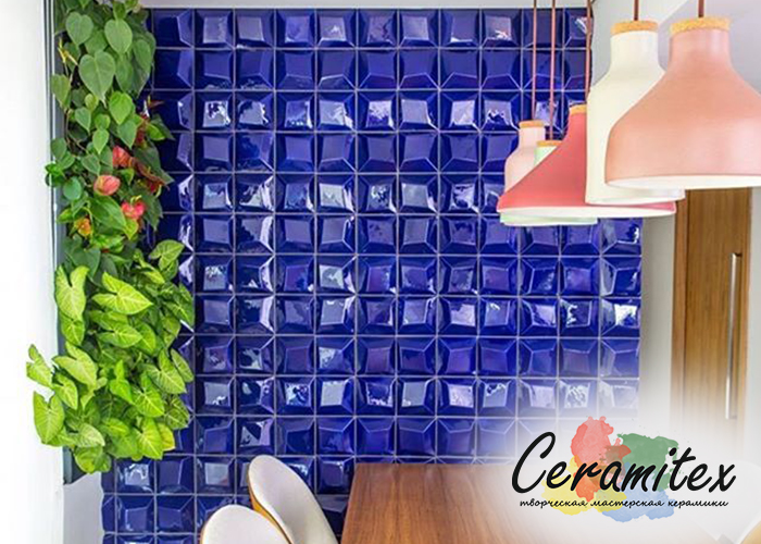 Объемная керамическая плитка ручной работы - Tecla