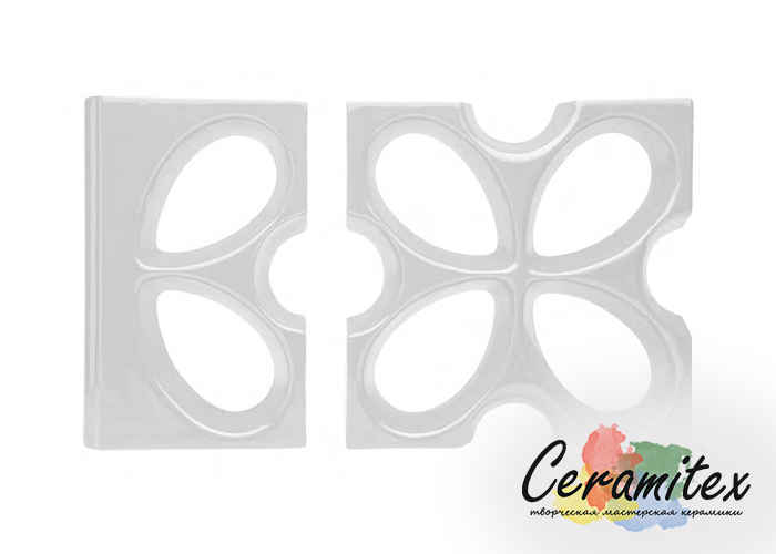 Торцевой элемент перегородки “Trevo”