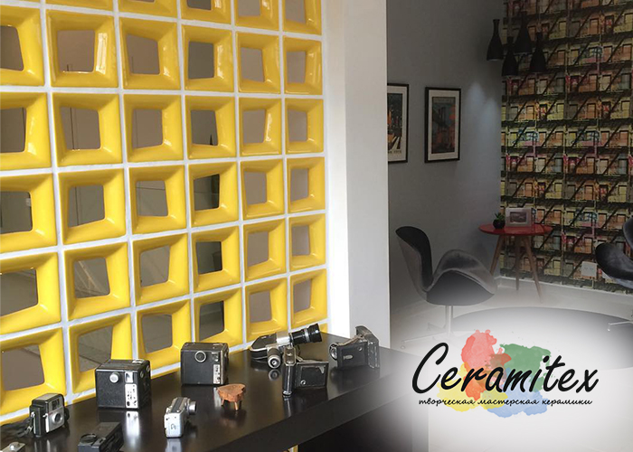 Перегородка из керамики “Quadrado”