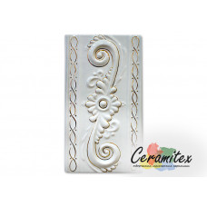 Изразец керамический ручной работы - "Жарптица"