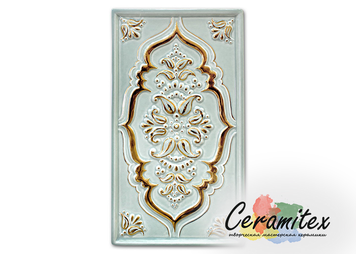 Изразец керамический ручной работы - "Восточный" 270