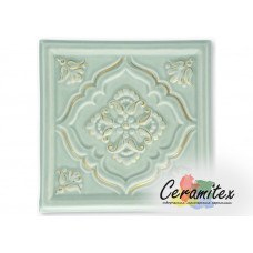 Изразец керамический ручной работы - "Восточный" 150