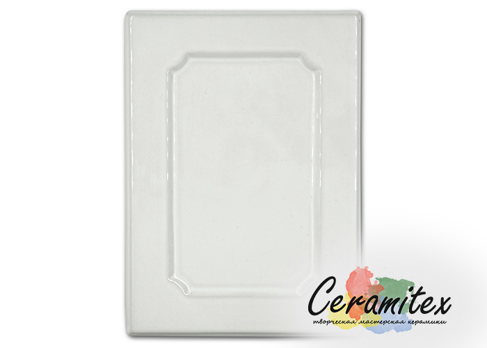 Изразец керамический ручной работы - "Рамка"