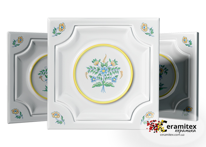 Изразцовый комплект ручной работы "Прованс"