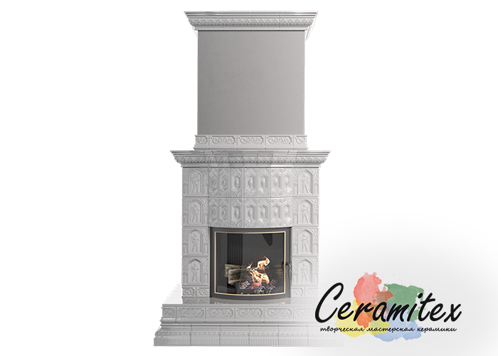 Изразцовый камин ручной работы "Альбион"