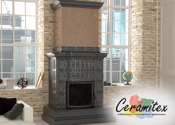 Изразцовый камин ручной работы "Альбион"
