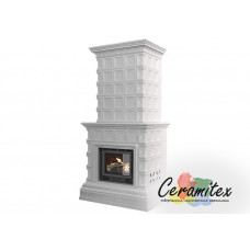 Изразцовый камин ручной работы "Этюд"