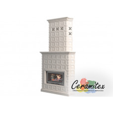 Изразцовый камин ручной работы "Темпера"