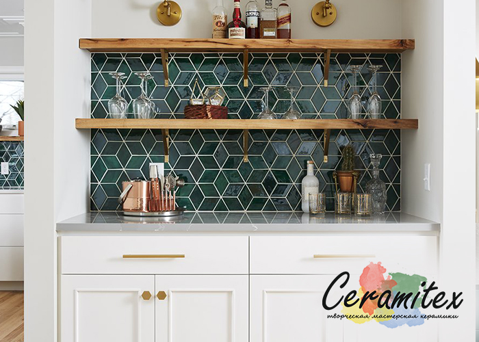 Мозаика ручной работы "Round". Размер - D6