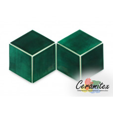 Плоская керамическая плитка ручной работы "Diamonds". Размер - 17,9*11,3