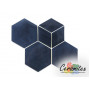 Плоская керамическая плитка ручной работы| Фирменный паттерн (узор) - Geo-Hex Pattern