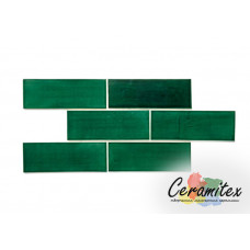 Плоская керамическая плитка ручной работы "Subway". Размер - 5*15