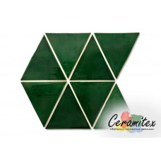 Плоская керамическая плитка ручной работы "Triangles". Размер - 14,75*14,75